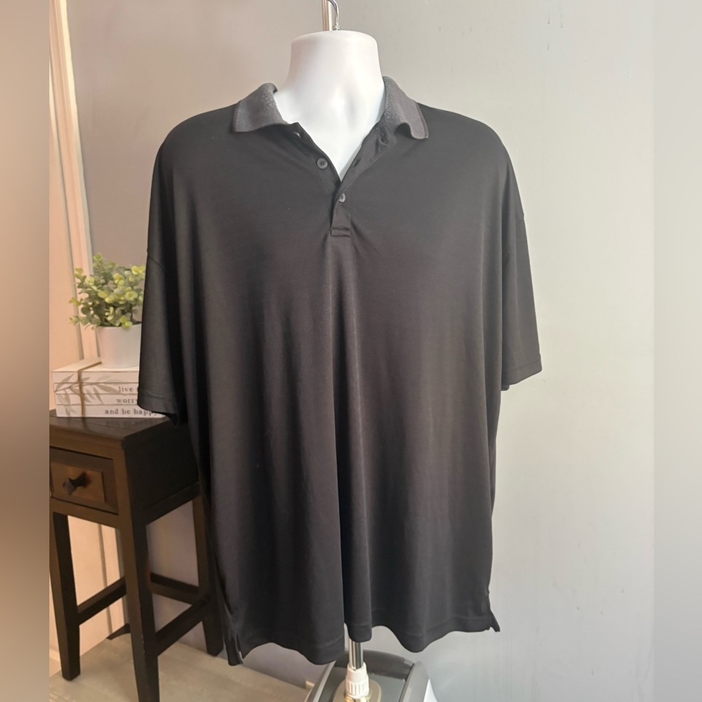 Bruno Men's Black Polo Shirt - szXL (P7)